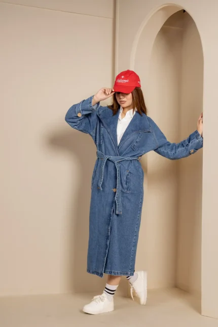 Denim Trench Coat