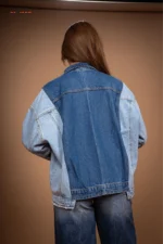 Mismatch Denim Jacket - Image 6