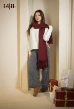 Scarf (Maroon) - Image 2